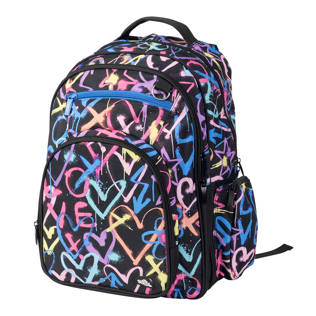 Spencil Big Kids Backpack - Hearts & Crosses