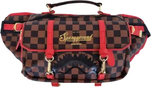 Sprayground TAKEOVER THE THRONE CARGO CROSSBODY Waist Bag Brown