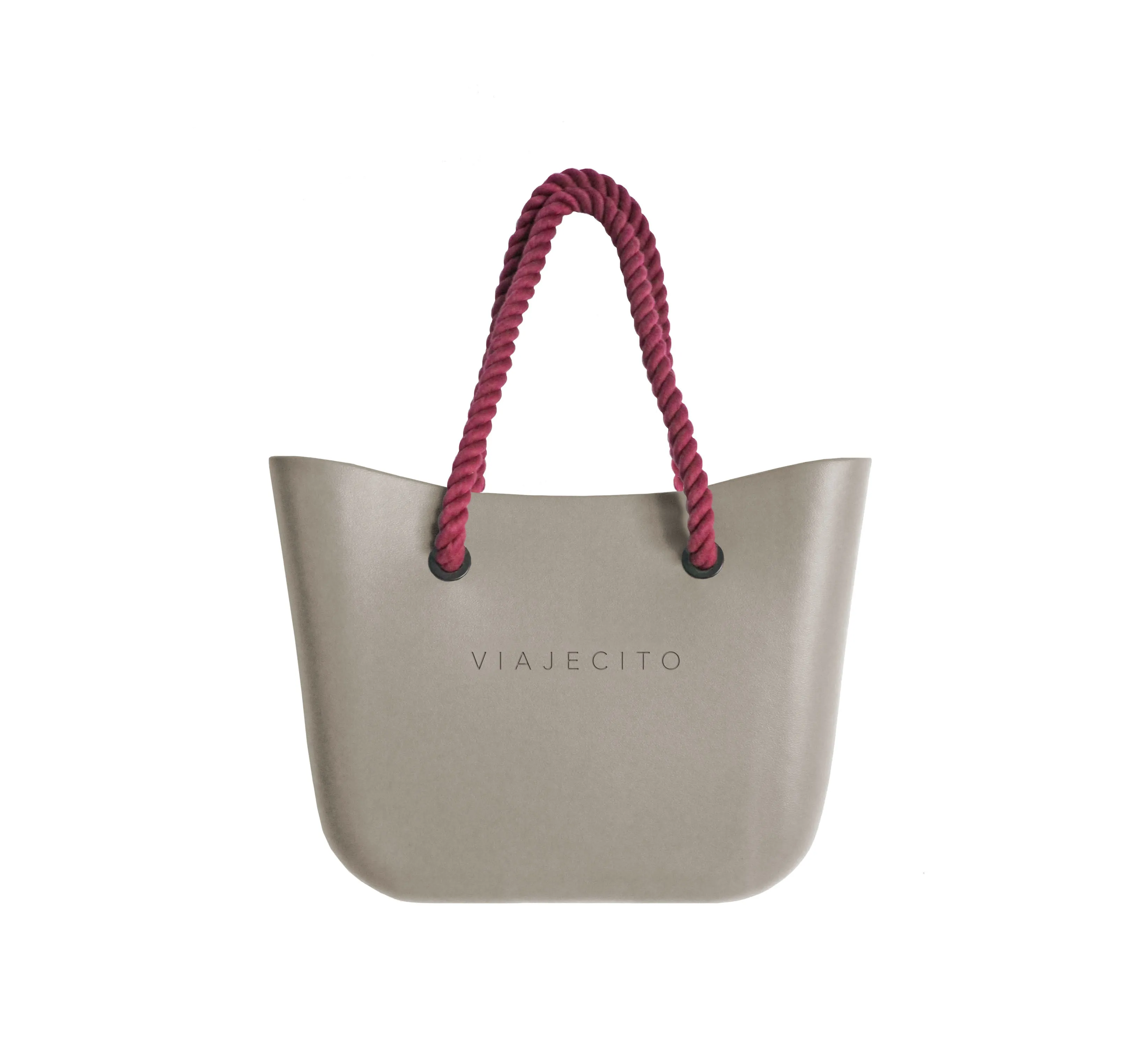 Standard Beach Tote Set - Fog with Natural Lining