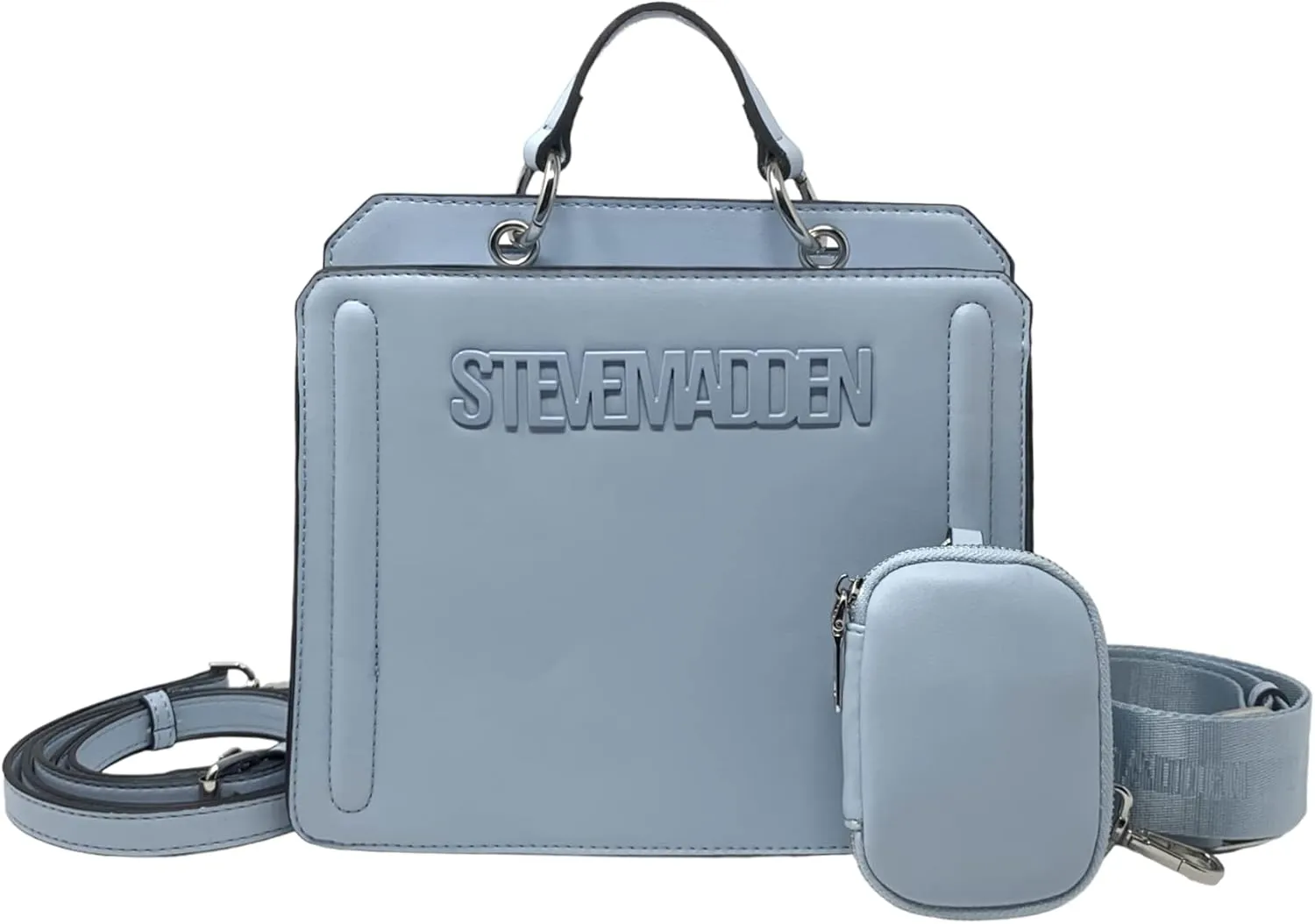 Steve Madden Damen Bevelyn Convertible Crossbody Bag Umhngetasche