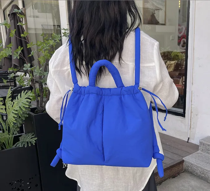 Stevie - Nylon Puff Tote & Backpack - PREORDER 3/8-3/11