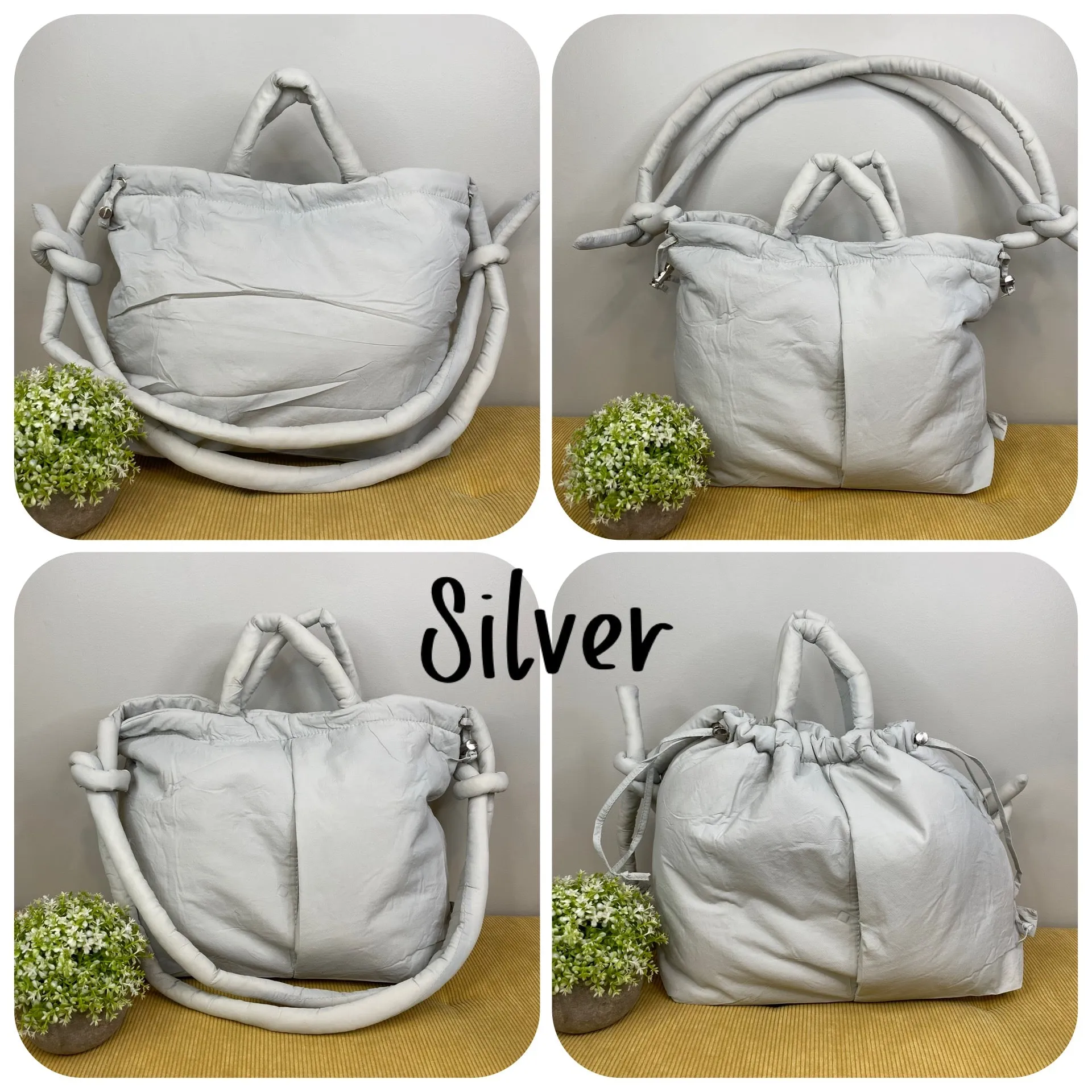 Stevie - Nylon Puff Tote & Backpack - PREORDER 3/8-3/11