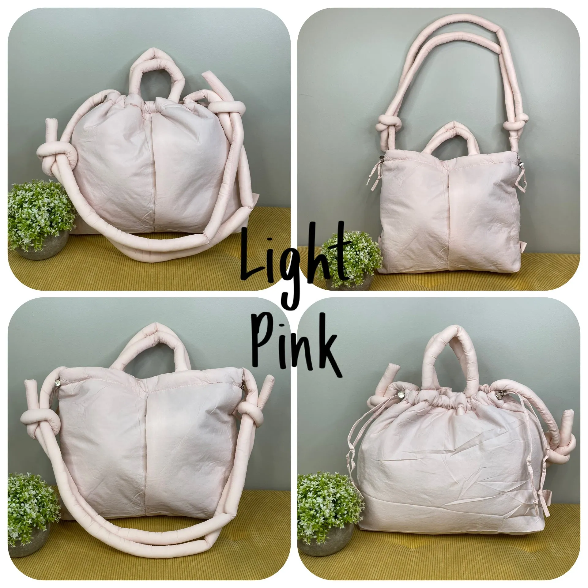 Stevie - Nylon Puff Tote & Backpack - PREORDER 3/8-3/11