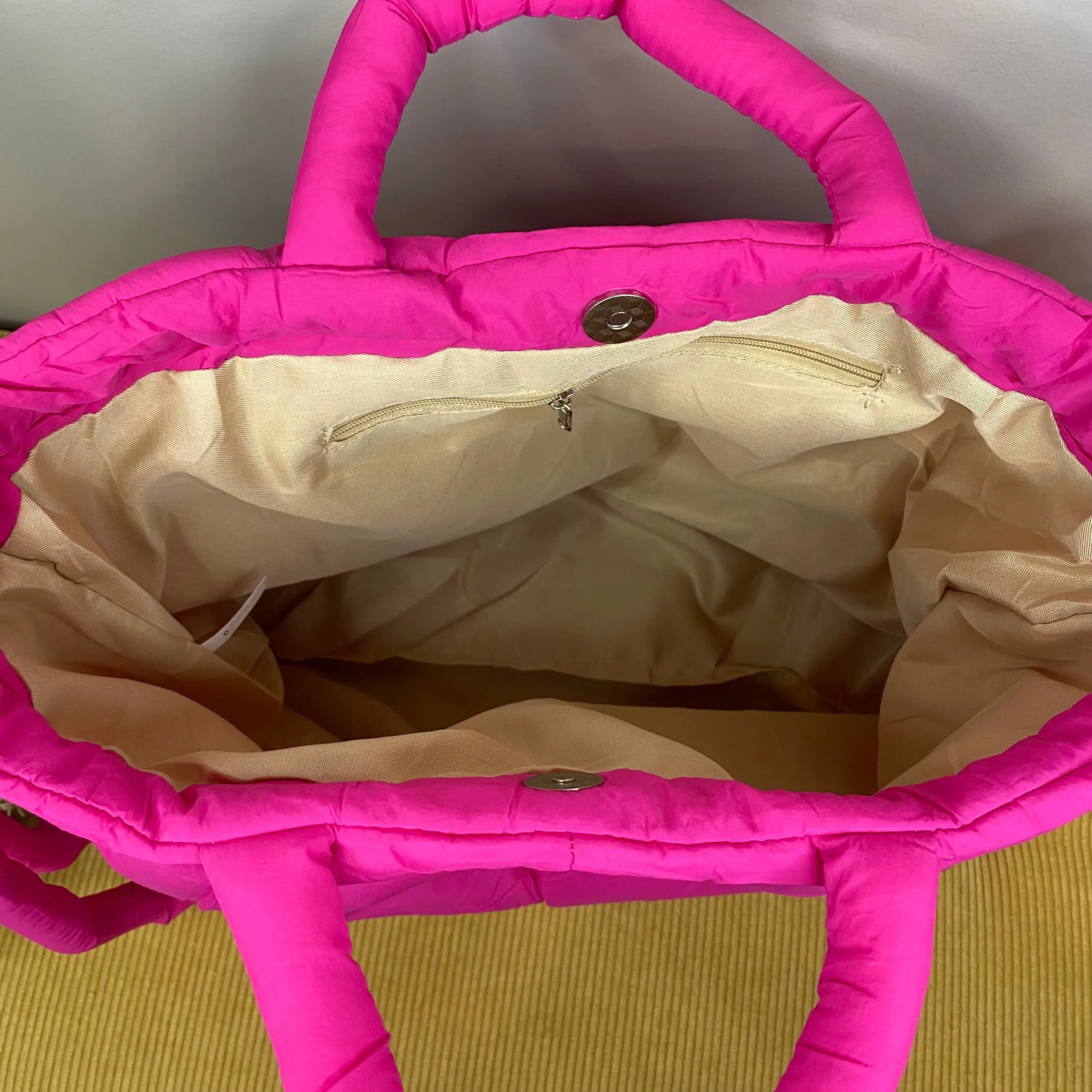 Stevie - Nylon Puff Tote & Backpack