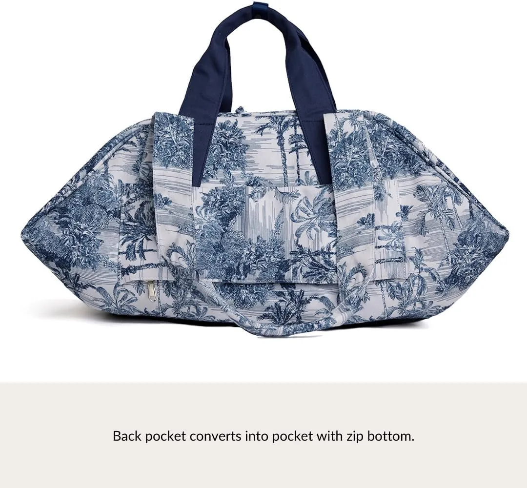Studio Duffel Navy Tropic Toile
