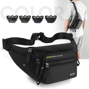Stylish Comfortable Men's Multifunctional Large Capacity Waist Packs