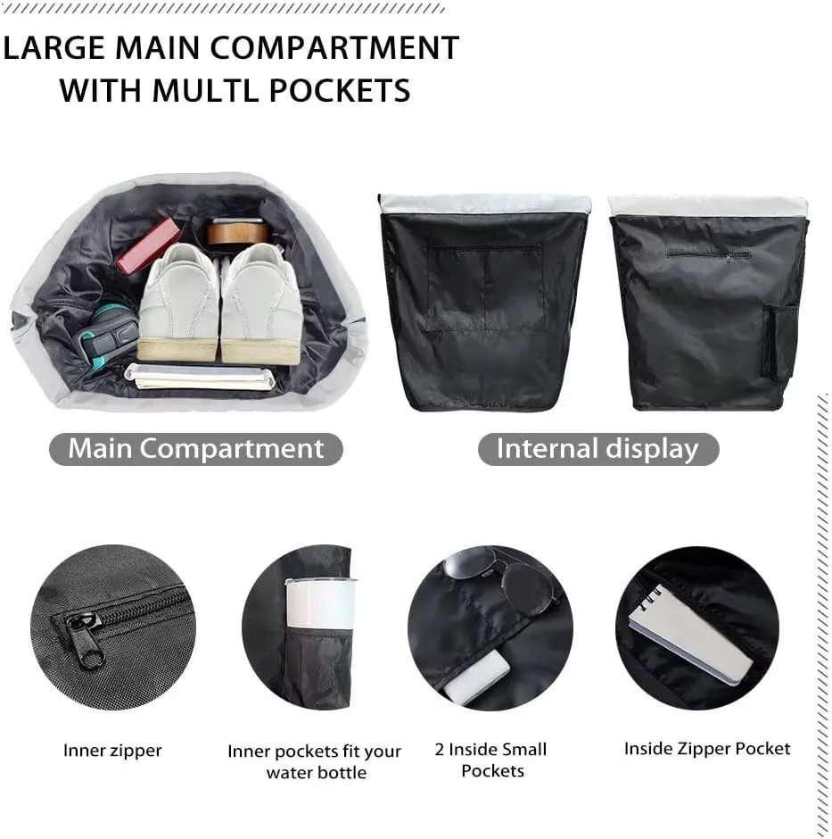 Stylish Gym Bags with Draw Cord Closures Canned Fruits Drawstring Backpack for Women Gym Duffle Bag with Convenient Multi Pockets One Size Fits Most