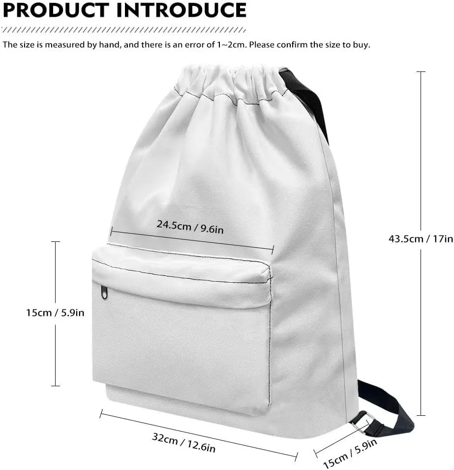 Stylish Gym Bags with Draw Cord Closures Canned Fruits Drawstring Backpack for Women Gym Duffle Bag with Convenient Multi Pockets One Size Fits Most