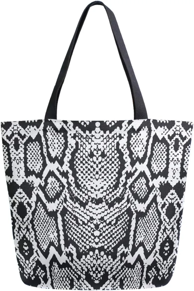 Stylish Print Extra Large Shoulder Tote Bag for Beach Travel Weekender Gym Grocery Shopping…