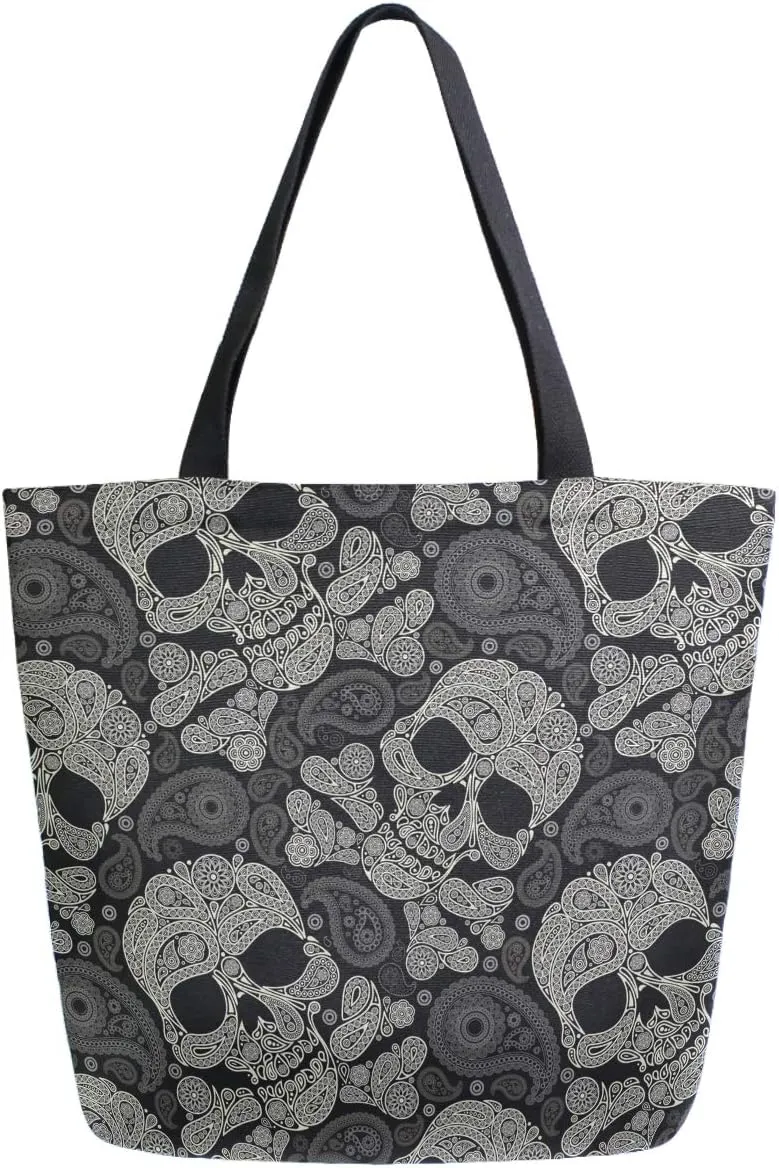 Stylish Print Extra Large Shoulder Tote Bag for Beach Travel Weekender Gym Grocery Shopping…
