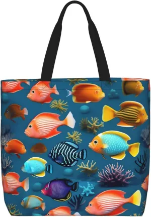 Submarine reef fish It is a convenient one-shoulder bag, suitable for shopping, traveling, and daily life needs.