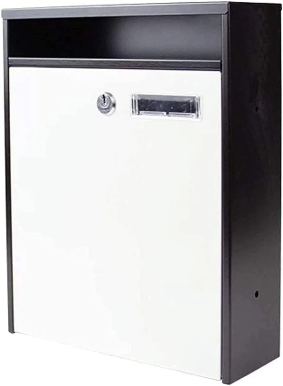 Suggestion Box Comment Collection Box Outside Wall Mailbox Lockable Office Letterbox Wall-Mounted Galvanized Sheet Material Mailbox Drop Box