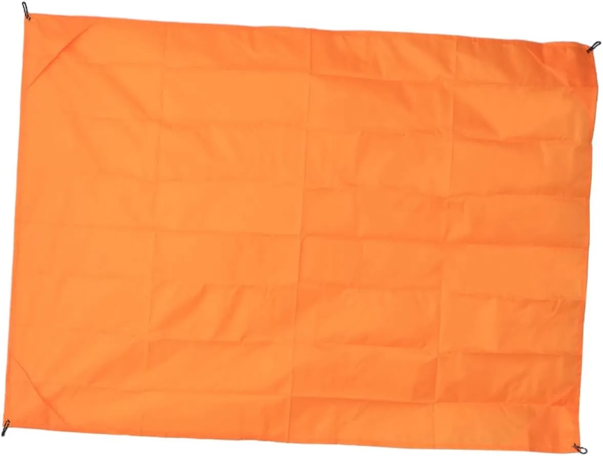 SUPVOX 2pcs Mini Folding Beach Picnic Mat Lightweight Outdoor Camping Blanket for Beach Hiking Picnics Orange