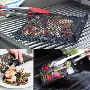 TastyGrill™ Reusable Non-Stick BBQ Mesh Grill Bags