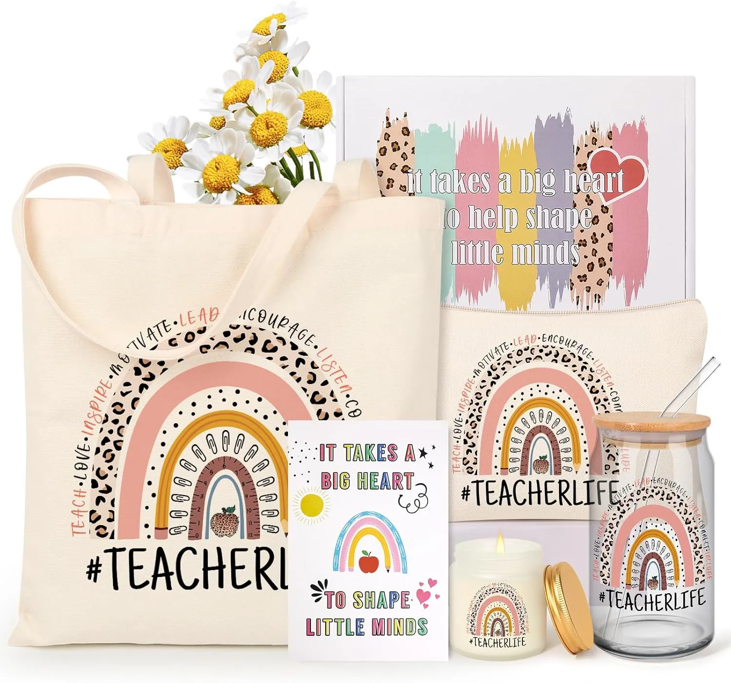 Teacher Appreciation Gift Box - Back to School, End of Year, Christmas Thank You Baskets for Women
