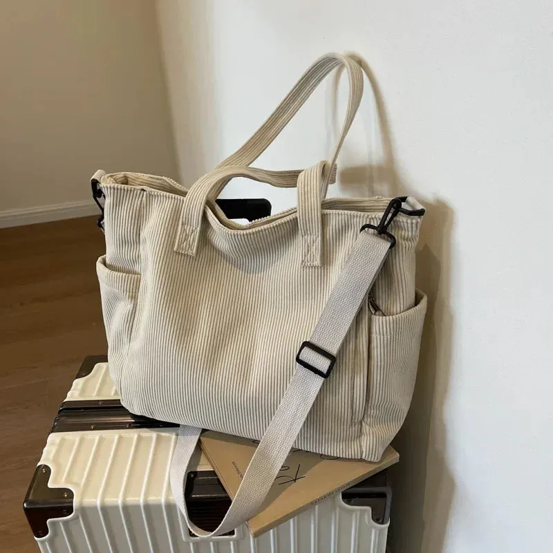 Teresa | Corduroy Crossbody Travel Bag