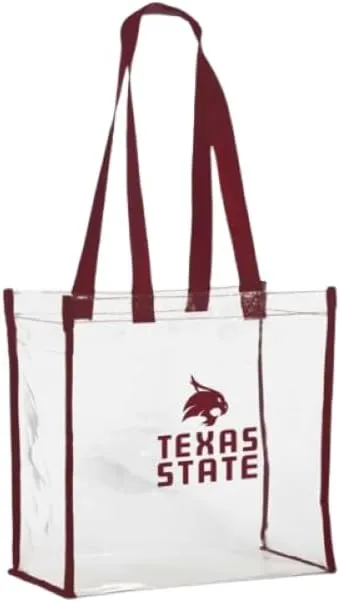Texas State Clear Regulation Sized Stadium Tote