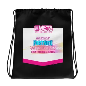 The Meta Fortnite Weekend Drawstring Bag