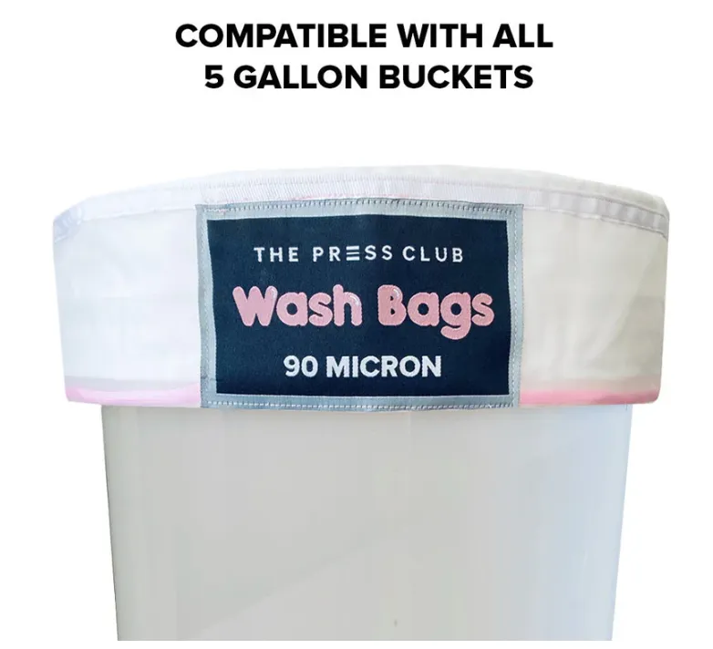 The Press Club x FRENCHY CANNOLI 5 GALLON ALL MESH SIEVING BAGS 5-PACK - 220 / 190 / 160 / 90 / 45 Micron