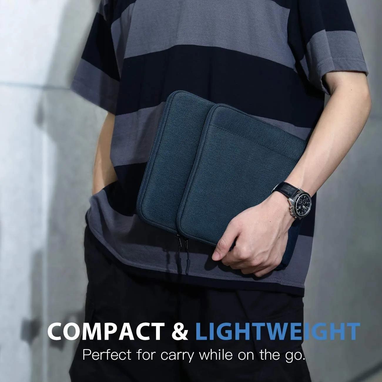 TiMOVO 9-11 Inch Tablet Sleeve Bag for iPad 11-inch A16 2025, iPad 10th Gen. 10.9", iPad 10.2", iPad Air 11/Air 5th/4th Gen. 10.9", Galaxy Tab A9 /A9 Plus 11", Carrying Bag with Pockets, Indigo