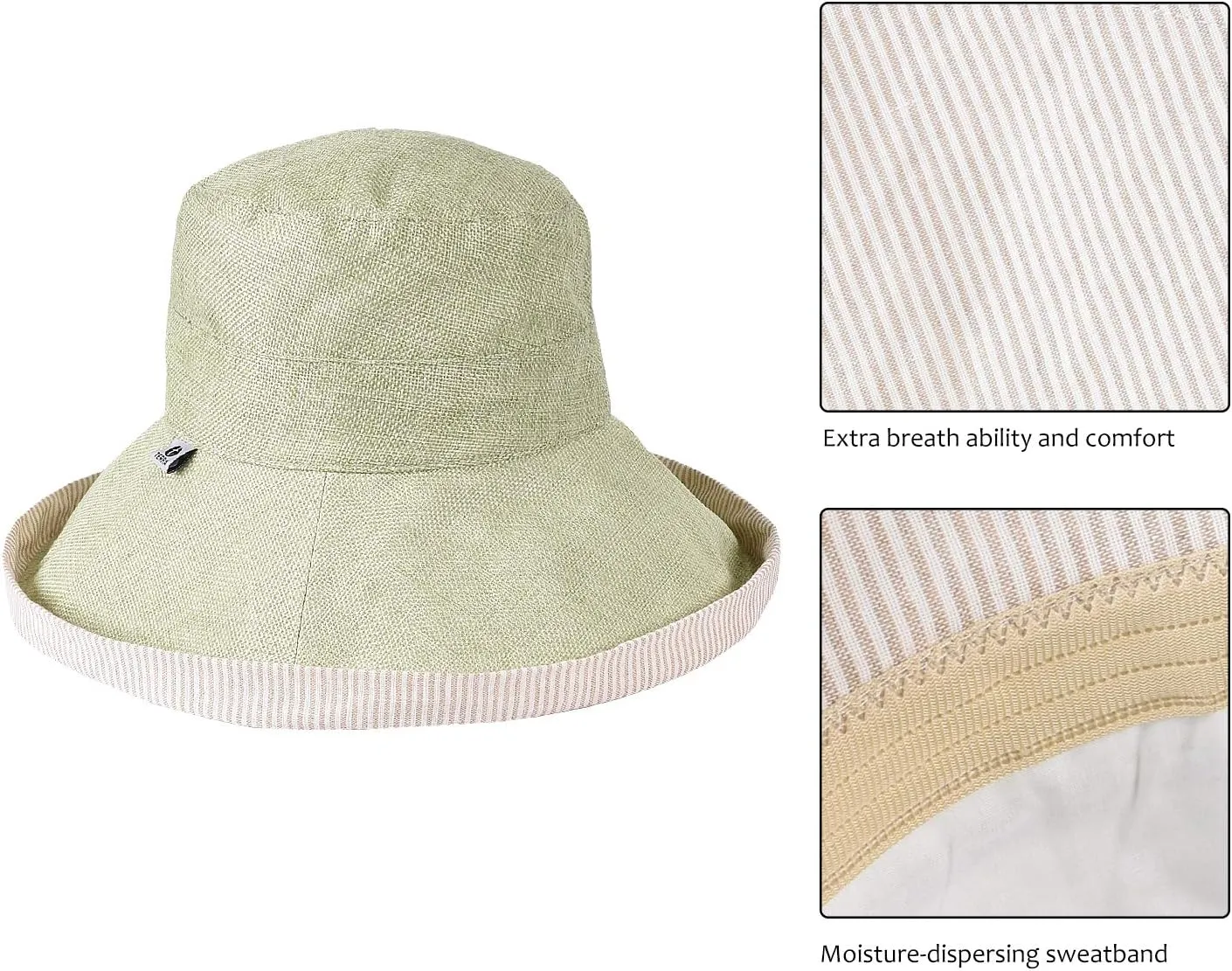 Tirrinia Bucket Hats for Women | UPF 50  Sun Protection Cap for Garden, Beach, Travel and Outdoor
