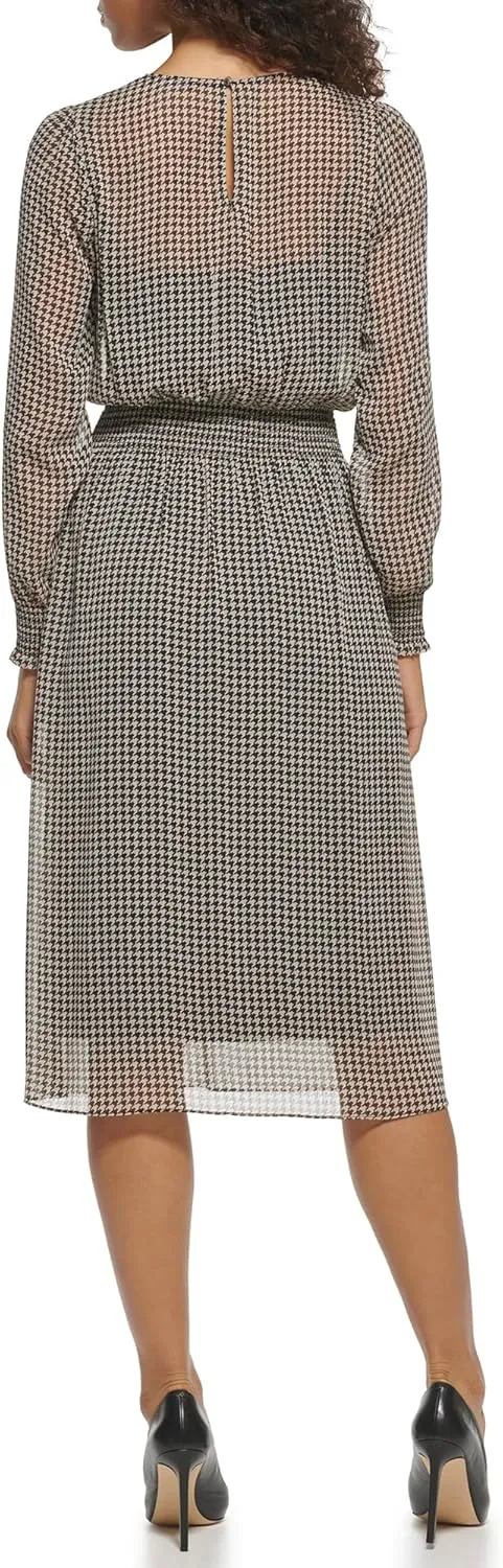 Tommy Hilfiger Women's Sintched Waist Midi Dress