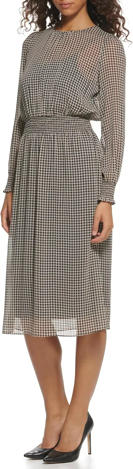 Tommy Hilfiger Women's Sintched Waist Midi Dress