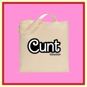 Tote Bag - Cunt in Black / White