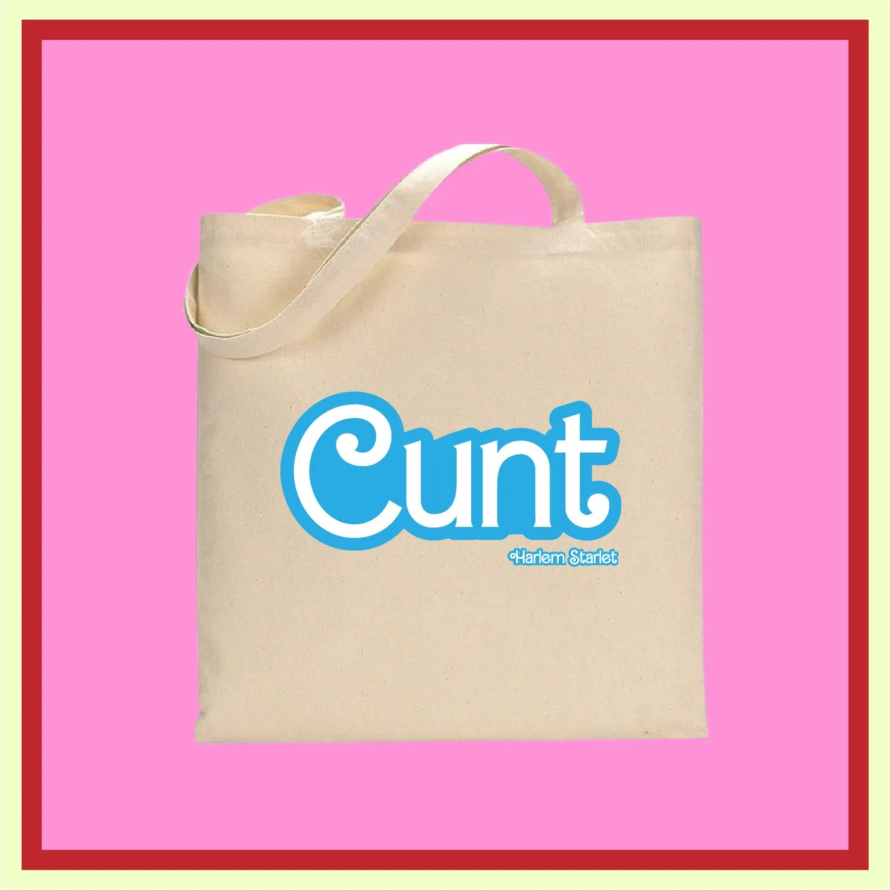 Tote Bag - Cunt in Blue / White