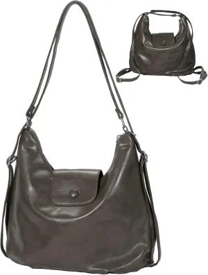 Tote Bag for Women 4-in-1 Convertible Backpack Purse - Soft PU Leather Shoulder Bag/Crossbody Bag/Backpack/Handbag