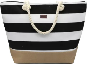 Tote Bag for Women Canvas Beach Tote Bag With Zipper Large Shoulder Bag Top Handle Handbag for Travel Work Gym