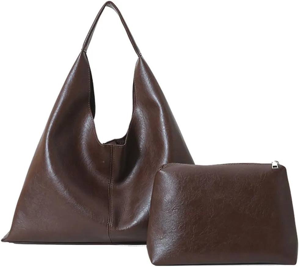 Tote Bag for Women, PU Leather Tote Bag Purses, Large Shoulder Crossbody Bag, Top Handle Shoulder Handbag for Office Travel