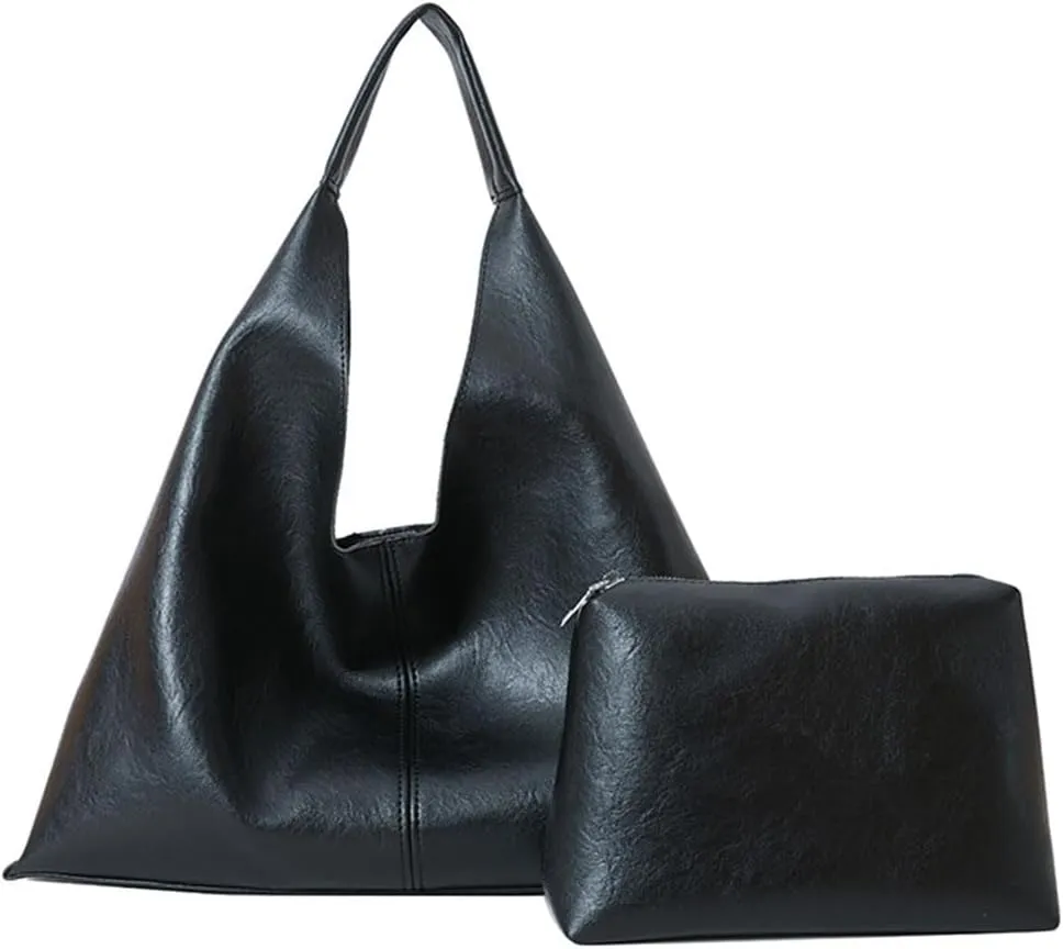 Tote Bag for Women, PU Leather Tote Bag Purses, Large Shoulder Crossbody Bag, Top Handle Shoulder Handbag for Office Travel