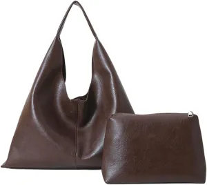 Tote Bag for Women, PU Leather Tote Bag Purses, Large Shoulder Crossbody Bag, Top Handle Shoulder Handbag for Office Travel