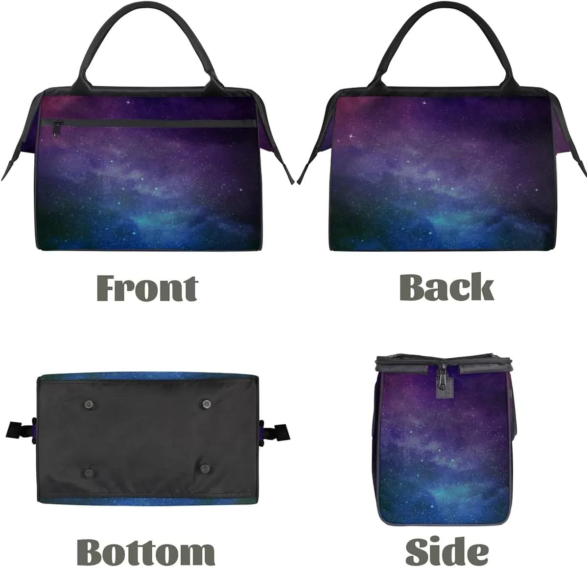 Tote Bag for Women with Zipper, Travel Large Shoulder Bag Handbag for Work, Gym