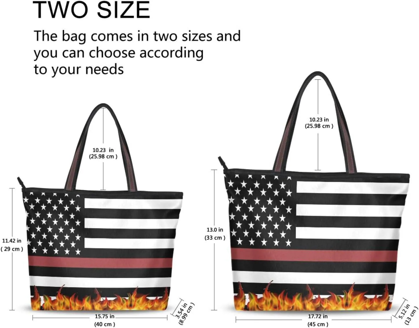 Tote Bag for Women with Zipper,Polyester Tote Purse Holiday Tote Bag Work Handbag Women Gift