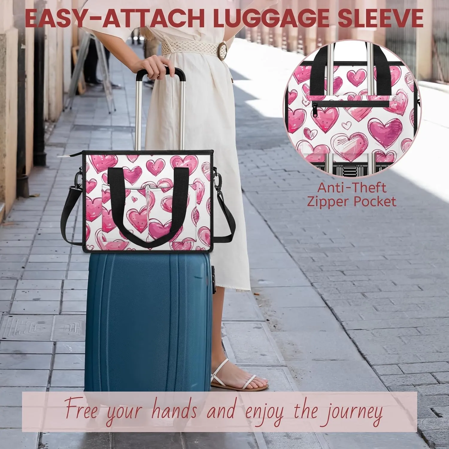 Tote Satchel Bag Set 3PCS for Women,Travel Shoulder Bag Handbag and Wallet Daily Use06