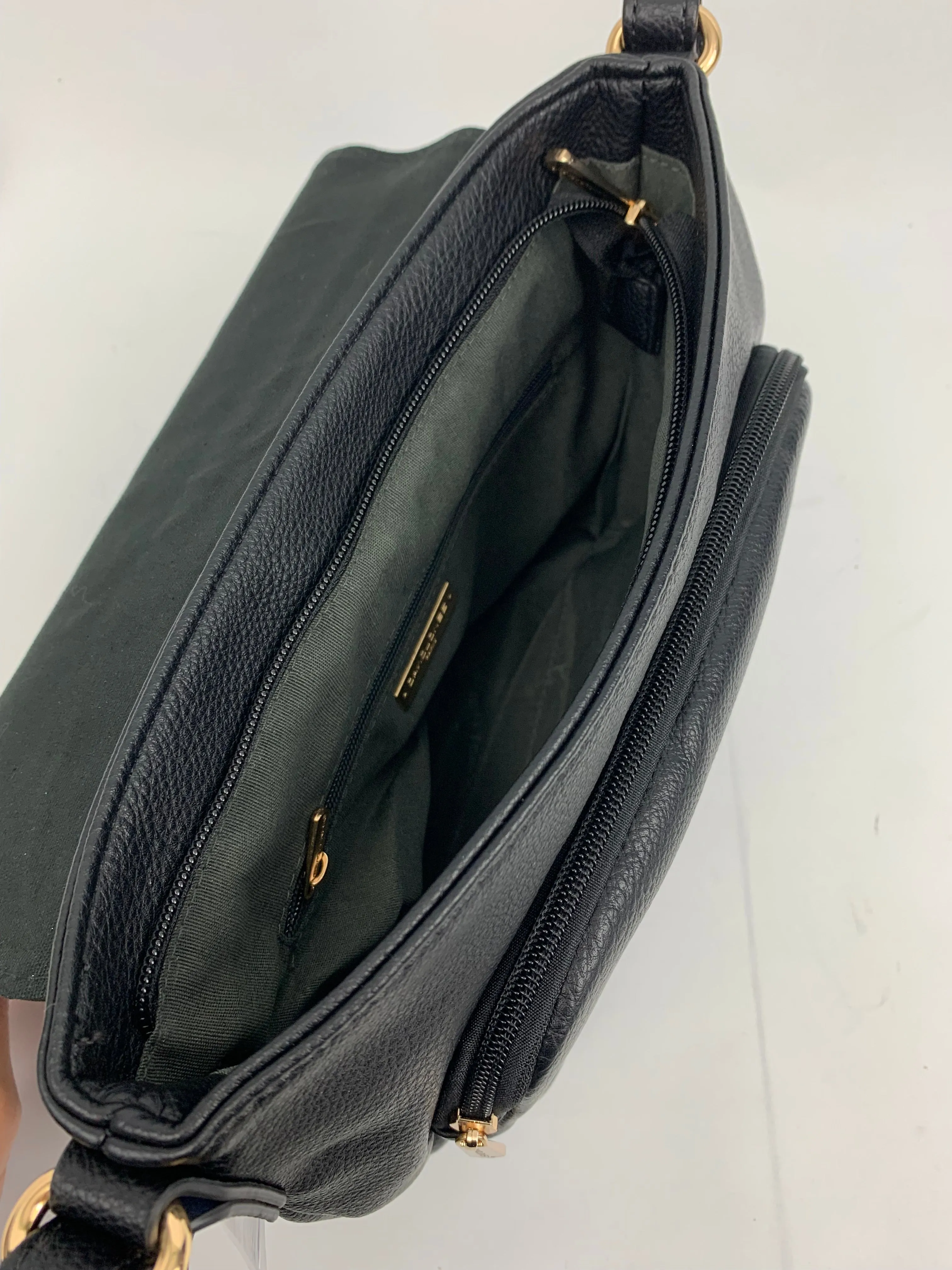 TOULOUSE BLACK - quality faux leather crosbody bag