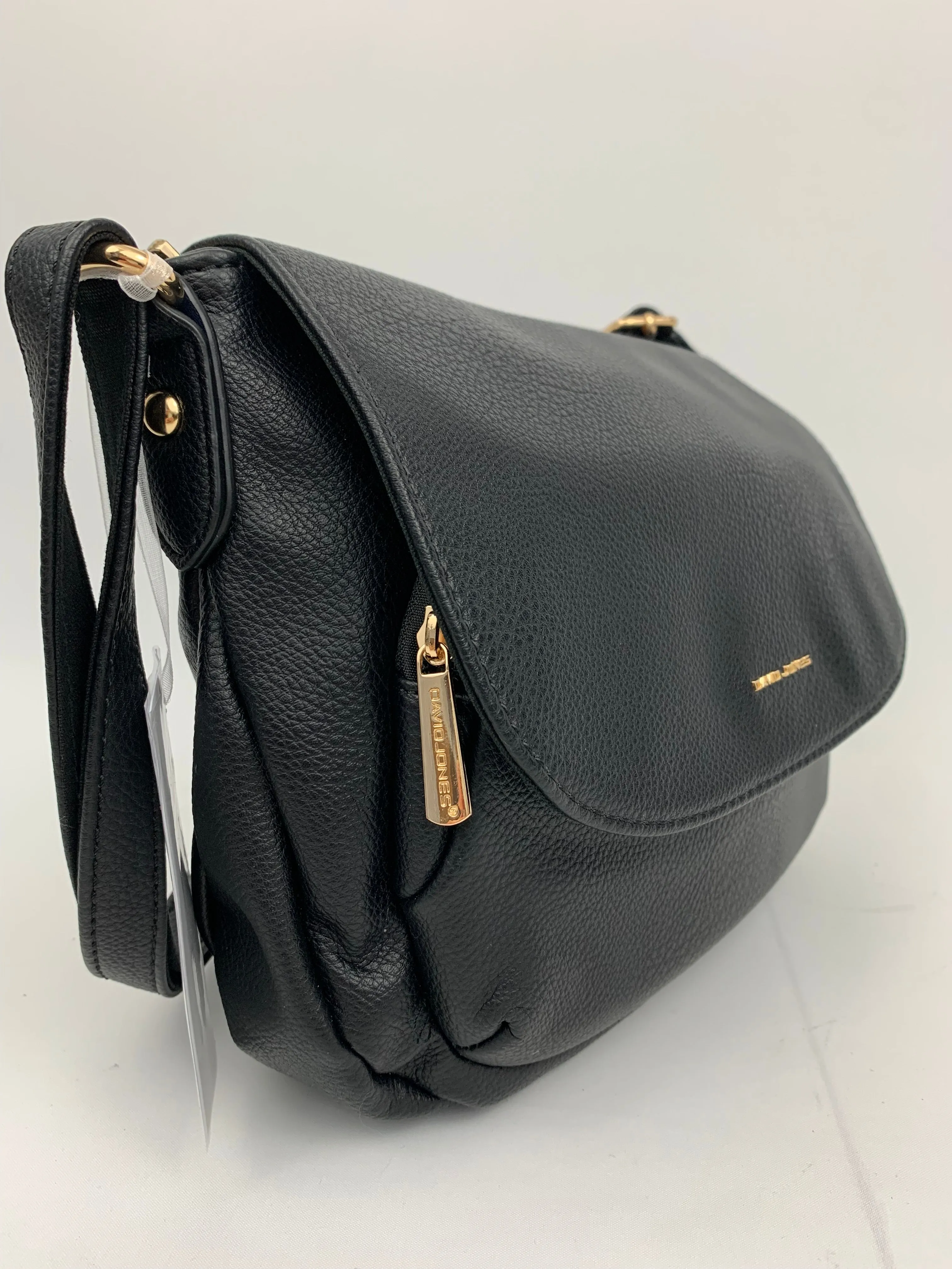 TOULOUSE BLACK - quality faux leather crosbody bag