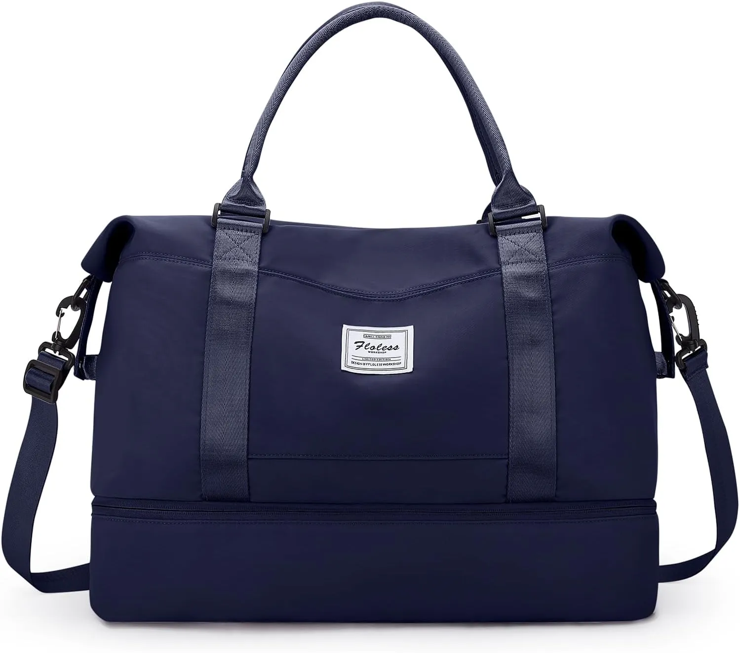 Travel Duffel Bag with Shoes Compartment, Overnight Weekender Bags for Women,Carry on Personal Item Bag