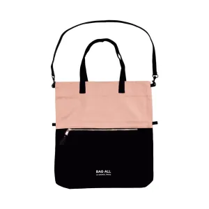 Travel Tote Bag – Pink & Black