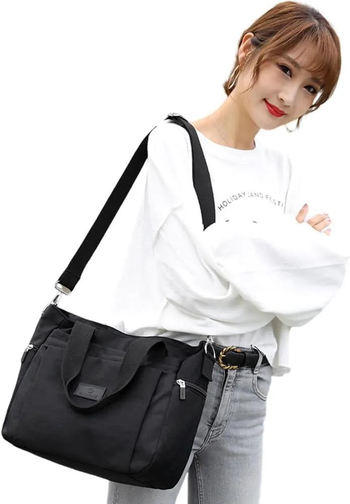 Trawila Women's Nylon Handbags Shoulder Bags, Women Tote Bag, Large Shoulder Tote Bag Handbag