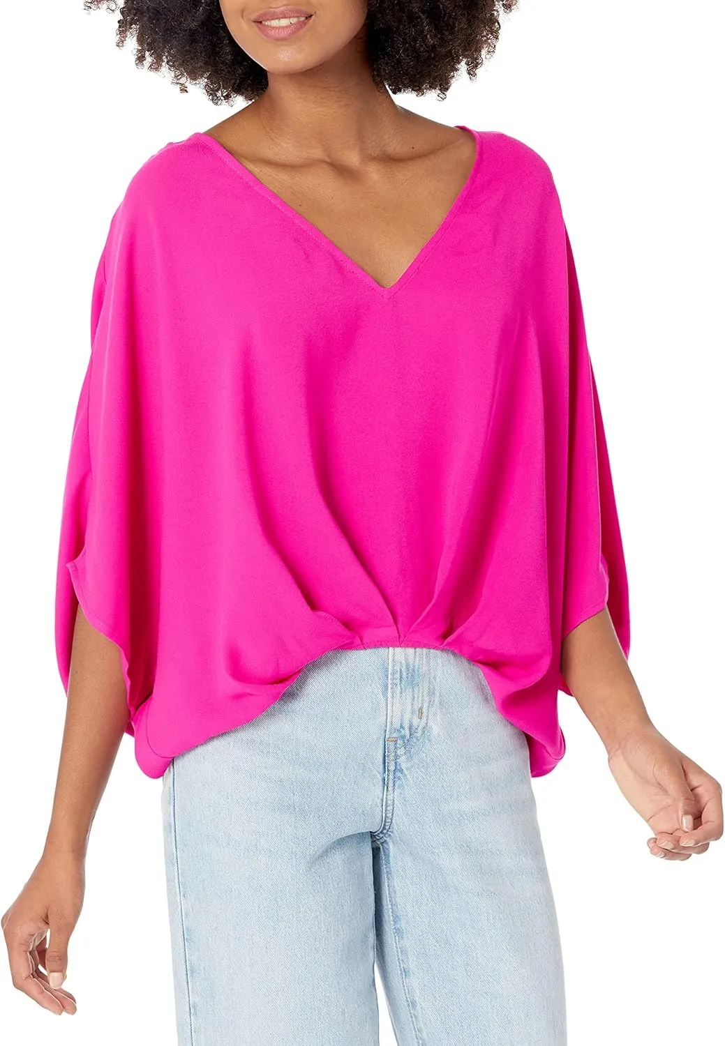 Trina Turk Women's Blouson Waist Blouse