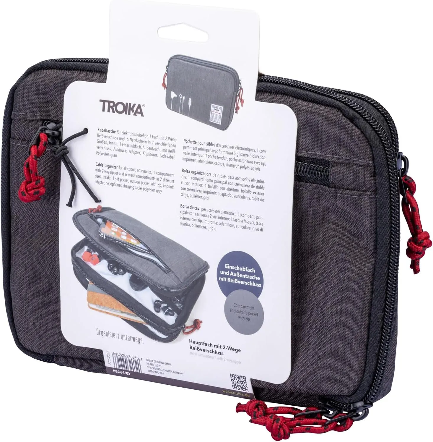 Troika Modern, Grey, Size 5-22 Centimeters