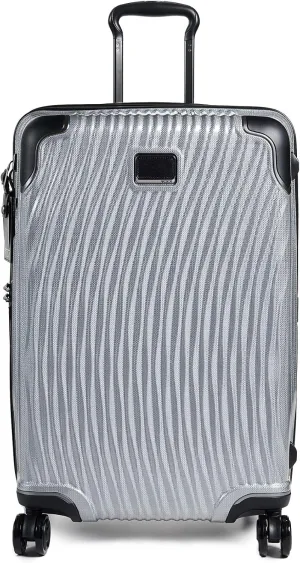 TUMI - Latitude Short Trip Hardside Packing Case Medium Suitcase - Rolling Luggage for Men and Women - Silver