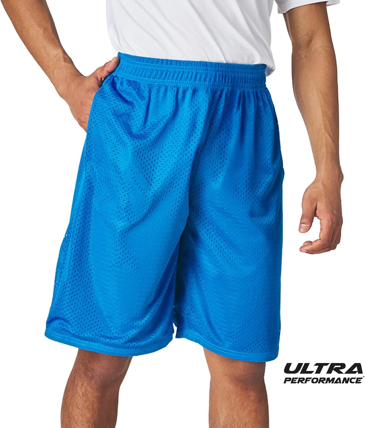 Ultra Performance Men's Athletic Mesh Short's 3 Pack Mens Basketball Shorts Gym Workout & Sport Short with Pockets for Men