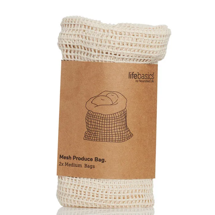 Unbleached Cotton Mesh Produce Bag