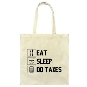 Unique Tax Professional CPA Accountant Gift Tote Bag Natural White Multicolor Canvas Tote Bag