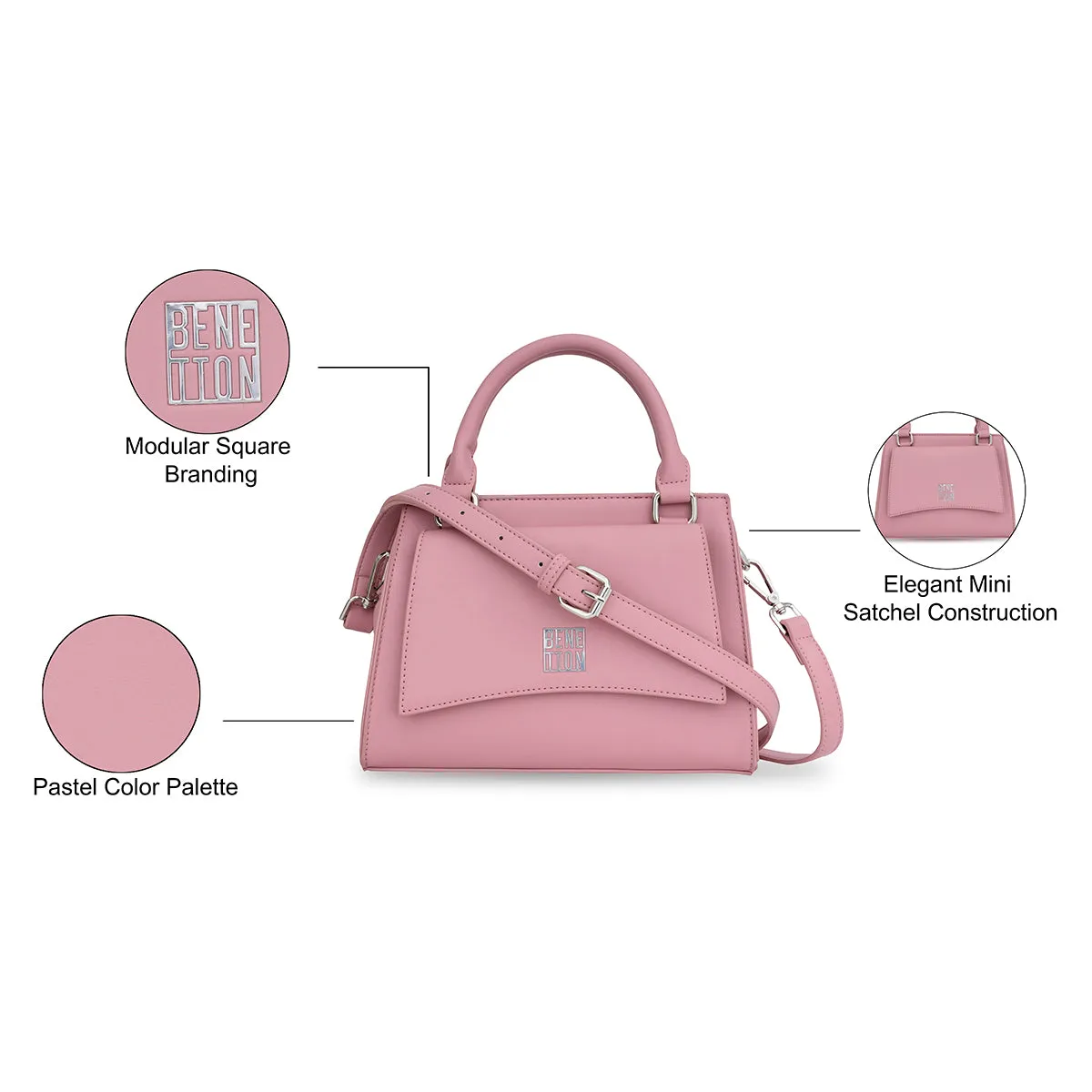 United Colors of Benetton Amora Mini Women's Satchel