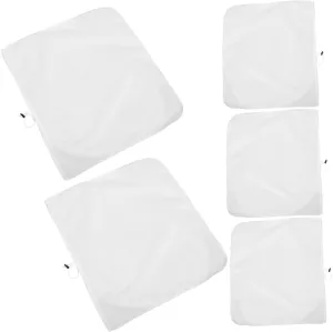 Unomor 5pcs Brewing Bag Mesh Fine Strainer Bag Reusable Nutmilk Bag Soybean Milk Filter Holder Large Extra Large Reusable Straining Bag for Beer Cold Brew Juice